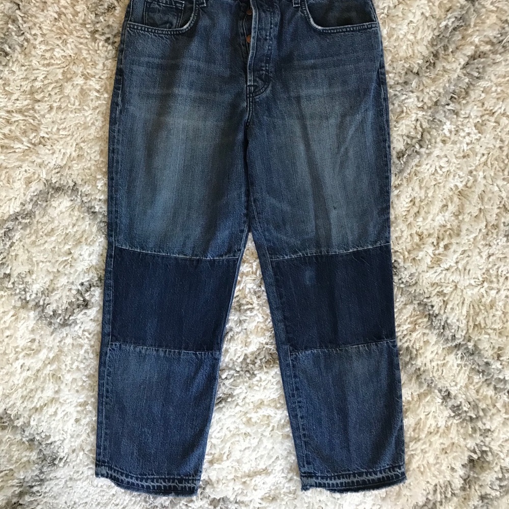 J brand high waist Wynn crop straight